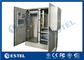 Do condicionador de ar exterior do cerco das telecomunicações das baías IP65 dois armário refrigerando fornecedor
